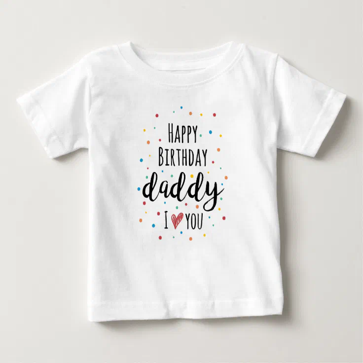 Daddy birthday t shirt Clearance