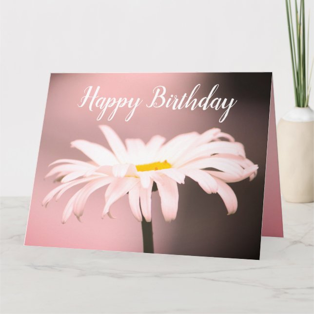 Happy Birthday Daisy Card (Front)