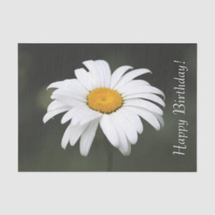 Happy Birthday Daisy Tissue Paper