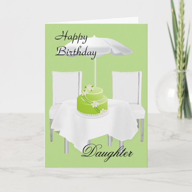 Happy Birthday Daughter Card (Front)