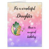 Happy Birthday Daughter Fairy design (Front)