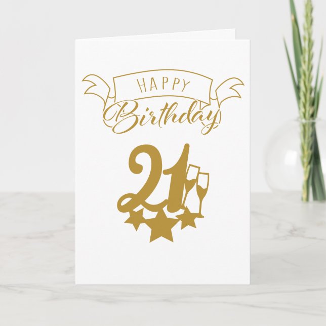 Happy Birthday Day -Folded Greeting Card (Front)