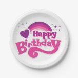 Happy Birthday Decorative Party Plate