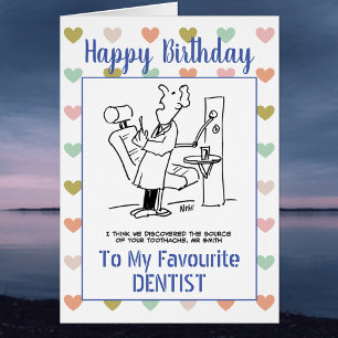 Happy Birthday Dentist Cards