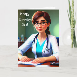 Happy Birthday Doctor Card