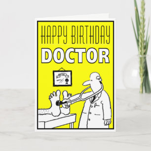 Happy Birthday Doctor Card to Personalise Inside