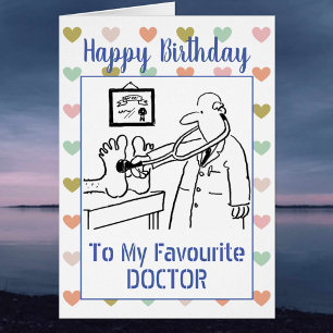 Happy Birthday Doctor Cards
