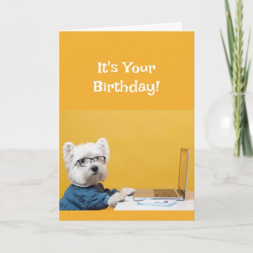  Happy Birthday Dog Fun Humor For Anyone Card