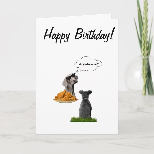 Happy birthday dogs good friends  card (Front)