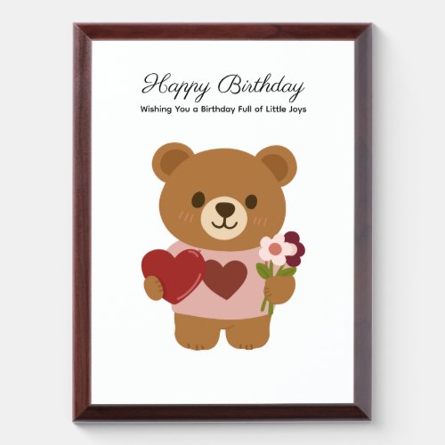 Happy Birthday dr Award Plaque