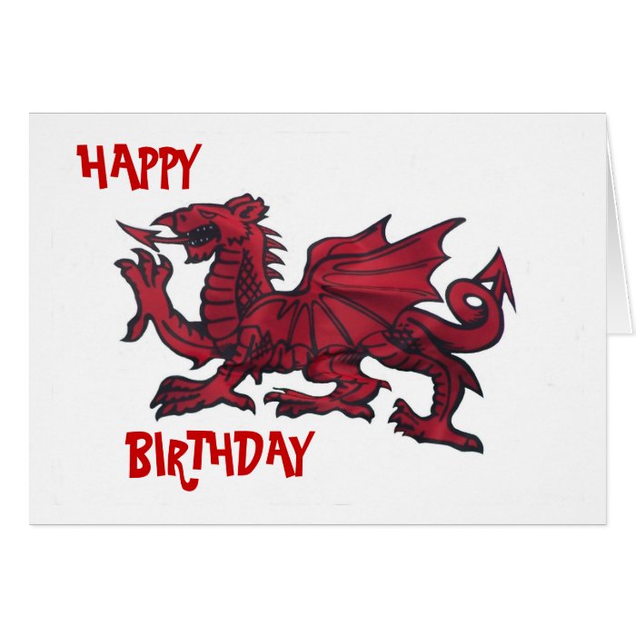 HAPPY BIRTHDAY DRAGON CARD