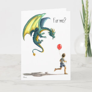 Happy Birthday Dragon Card