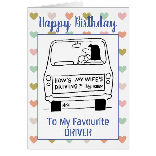 Happy Birthday Driver