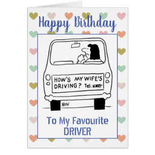 Happy Birthday Driver Cards