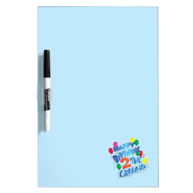 Happy Birthday Dry-Erase Board (Front)