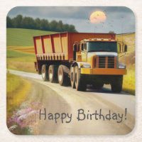 Happy Birthday Dump Truck