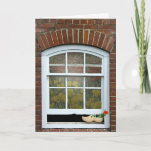 Happy Birthday Dutch Window Card