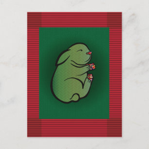 HAPPY BIRTHDAY, Easter, Monday, CreativeBaby Bunny Holiday Postcard