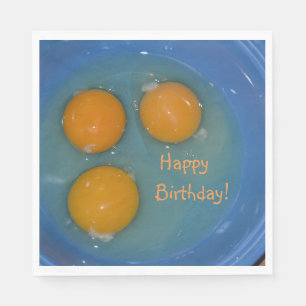 Happy Birthday Egg Lover Napkins
