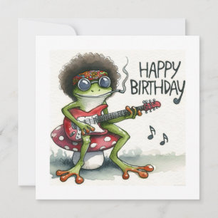 Happy Birthday Electric Guitar  Card