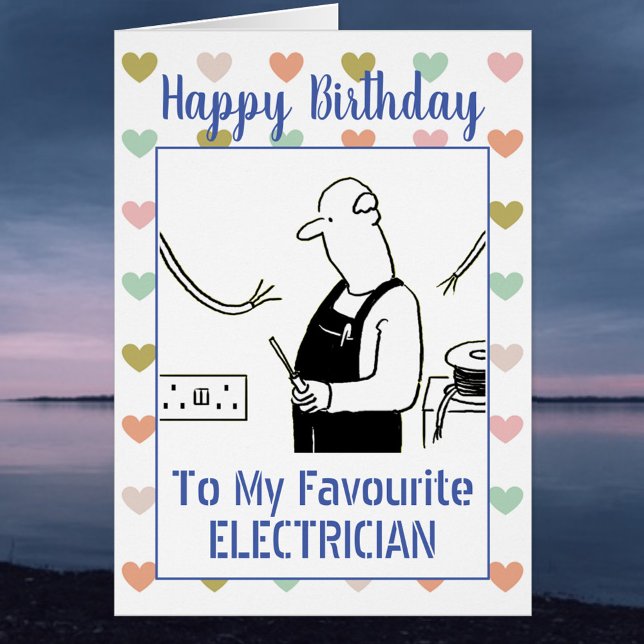Happy Birthday Electrician Cards (Creator Uploaded)