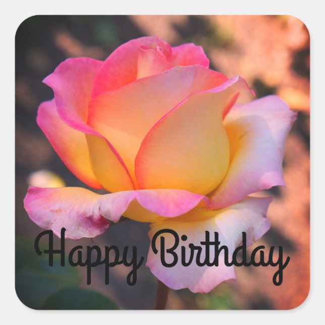 Happy Birthday Elle Rose #4-2 Stickers (Front)