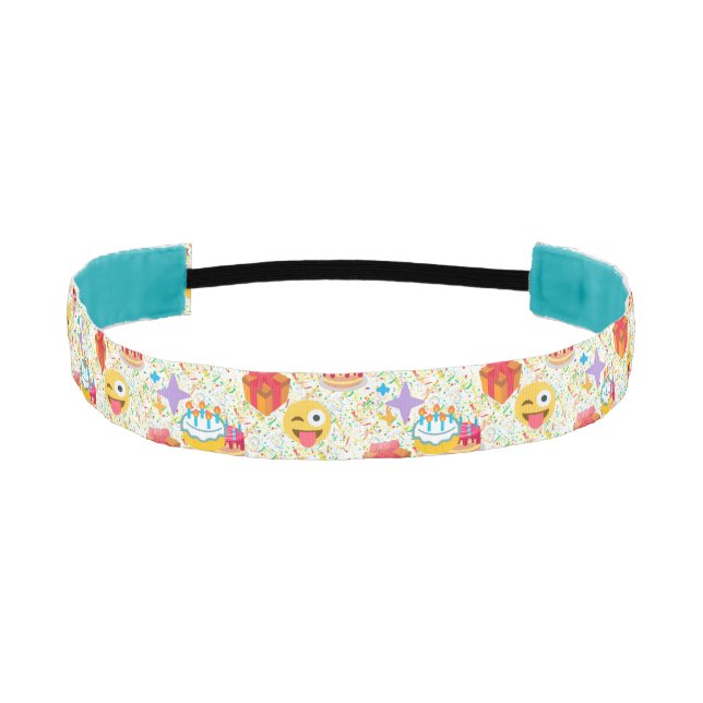 happy birthday emoji headband (Front)