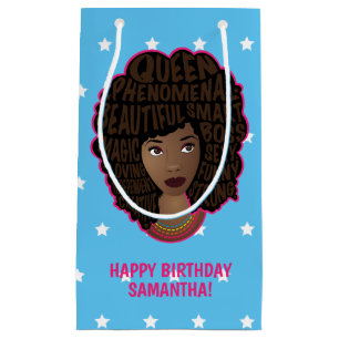 Happy Birthday! Encouraging Black Women, Stars Small Gift Bag