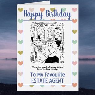 Happy Birthday Estate Agent Cards