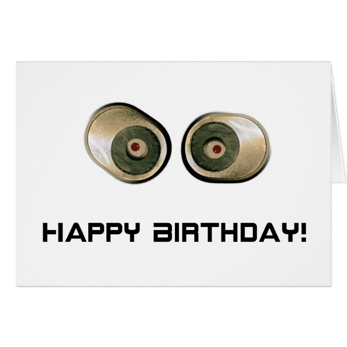 Happy Birthday Eyes Card