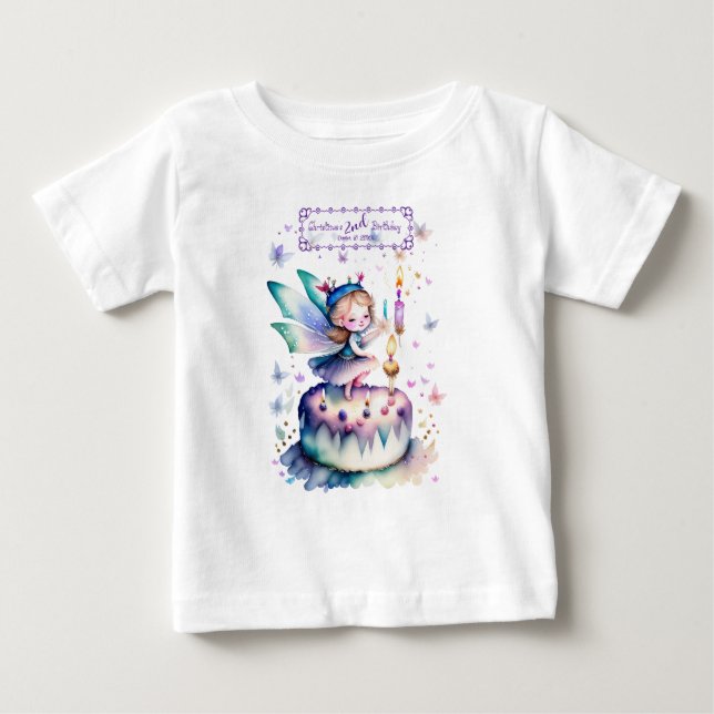 Happy Birthday Fairy 01 Baby T-Shirt (Front)