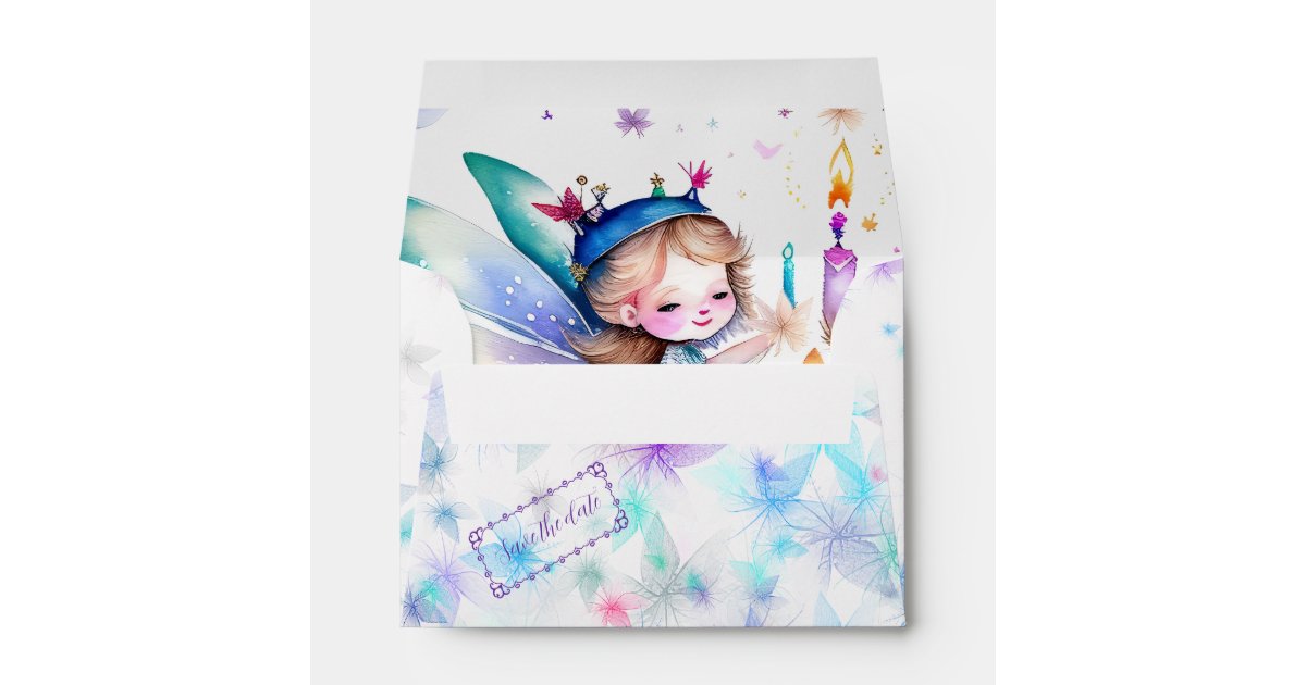 Magical Fairy Matching 5x7 Invitation Envelopes