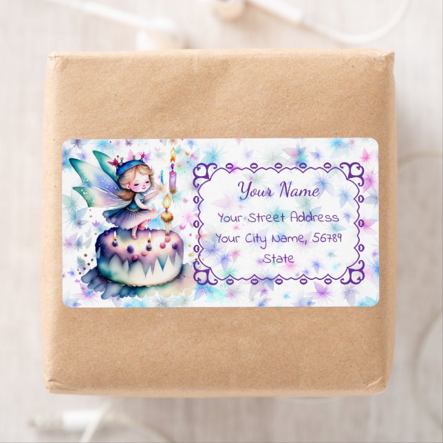 Happy Birthday Fairy 01 Label (Insitu)