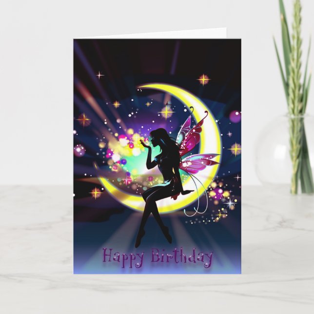 Happy Birthday Fairy Card (Front)
