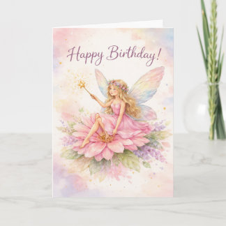 Happy Birthday - Fairy Card