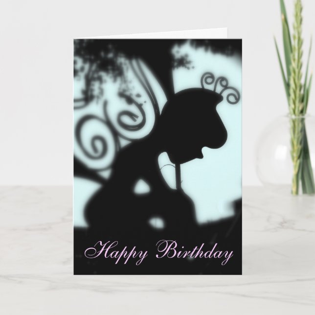 Happy Birthday Fairy Greeting Card (Front)