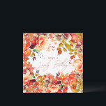 Happy Birthday Fall Autumn Garden Floral Card<br><div class="desc">A modern and beautiful birthday card featuring a romantic garden floral design. Perfect for any age birthday.</div>