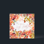 Happy Birthday Fall Autumn Garden Floral Card<br><div class="desc">A modern and beautiful birthday card featuring a romantic garden floral design. Perfect for any age birthday.</div>