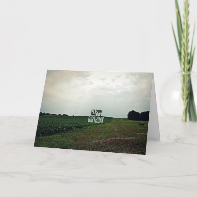 Happy Birthday Farmer Card (Front)