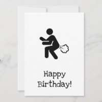 Happy Birthday Fart Card- hope it's a real GAS!