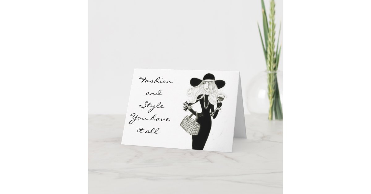 Buy Fashionista Happy Birthday Card Happy Birthday Card Online in