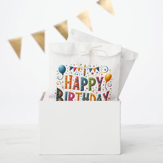Happy Birthday Favor Bag (Party)