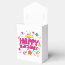 Happy Birthday Favor Box