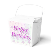 Happy birthday favor boxes