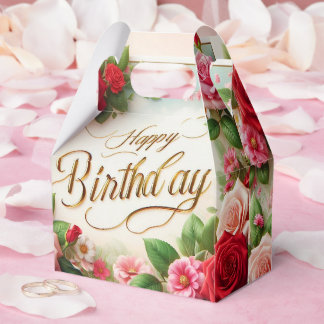 happy birthday favor boxes