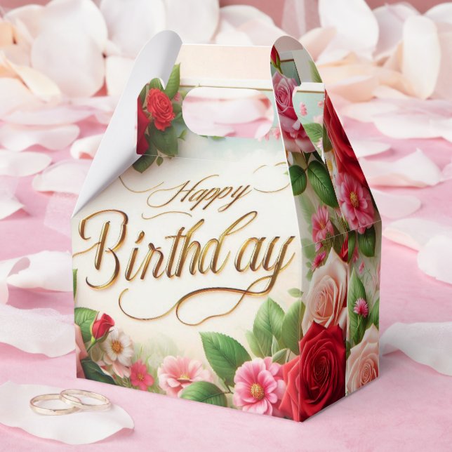 happy birthday favor boxes (Wedding)