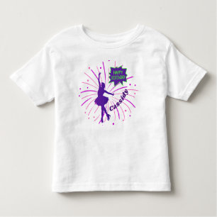 Happy Birthday Figure Skating Personalized Toddler T-shirt