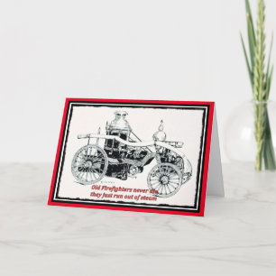 Happy Birthday, Firefighter Card