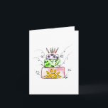 Happy Birthday Fireworks Card<br><div class="desc">The fun and colorful birthday card will bring a smile to the face of young and old alike.  Share a warm birthday wish with someone special.

This card is a print of an original watercolor.</div>