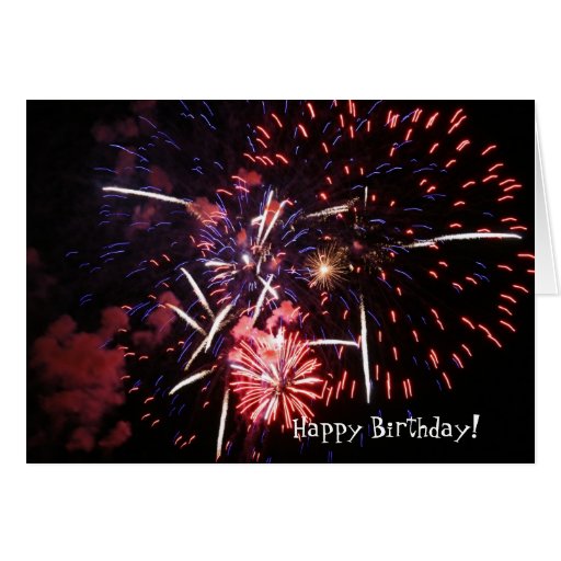 Happy Birthday, Fireworks Greeting Cards | Zazzle